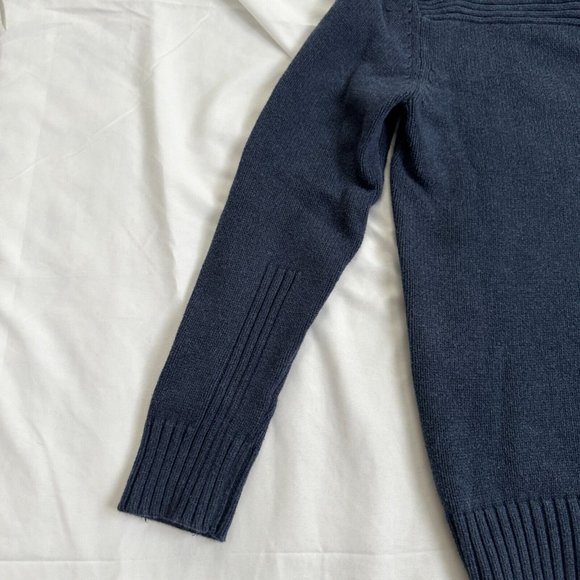 Distillery Apparel Navy Blue Mens Size Medium Sweater Knit Pull Over - Picture 12 of 15